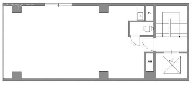 ホワイト銀座ビル4F 間取り図