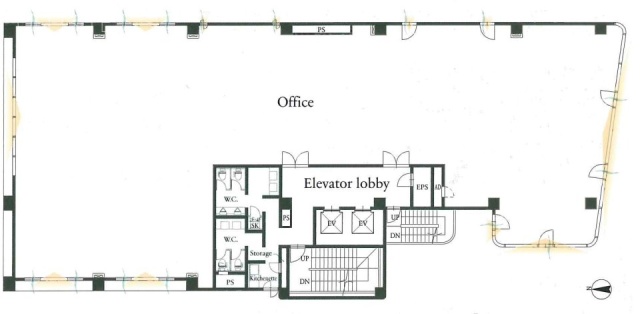 一番町SQUARE2F 間取り図