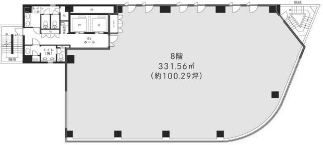 KDX池袋ビル8F 間取り図