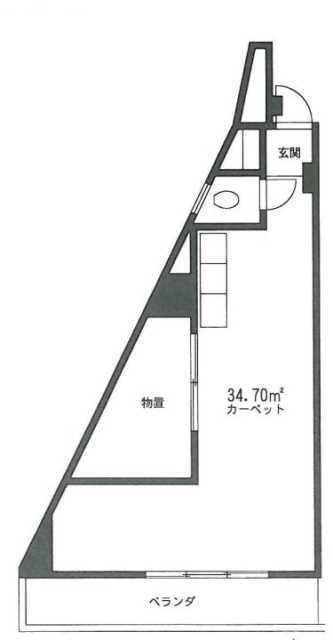 後上ビル305 間取り図