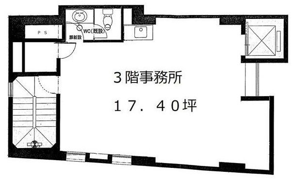 美術館ビル3F 間取り図