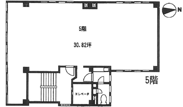 岡田ビル5F 間取り図