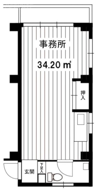 ナカヤビル401 間取り図