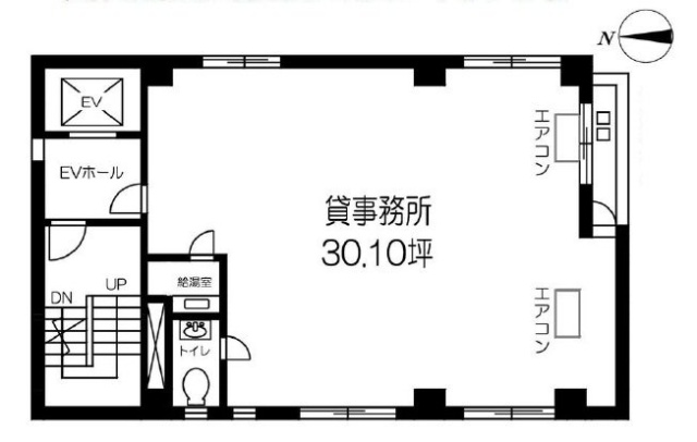 和合ビル2F 間取り図