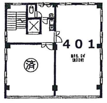 港町ビル401 間取り図