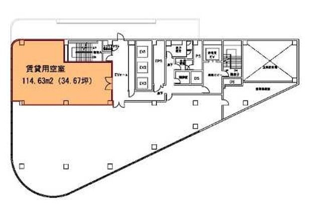 A-ONEビル11F 間取り図