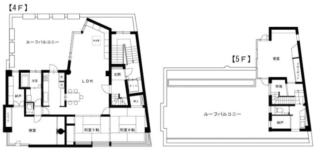 MY品川ビル4F～5F 間取り図