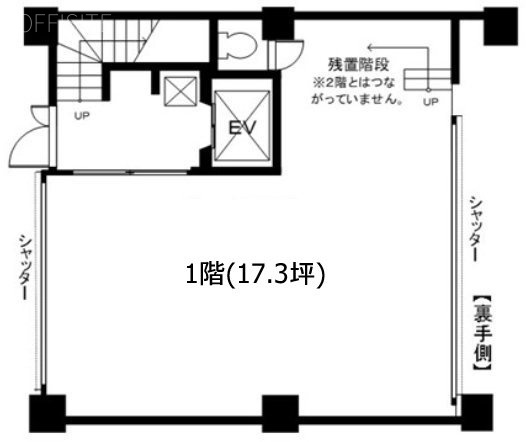 ウィング21ビル1F 間取り図