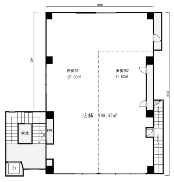 三幸産業第6ビル2F 間取り図