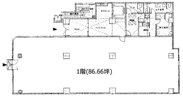 リードシー南品川ビル1F 間取り図