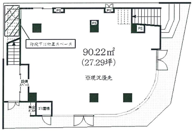 D1 UDAGAWAビル1F 間取り図