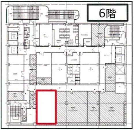 川崎日航ホテル6F 間取り図