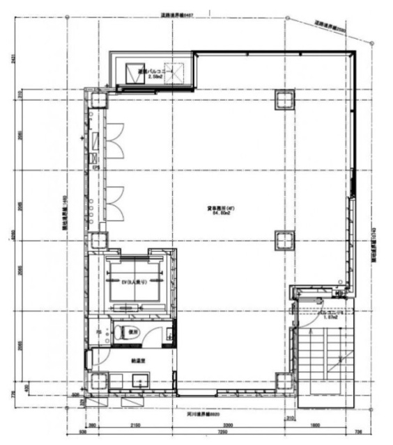 WHARF神田三崎町ビル4F 間取り図