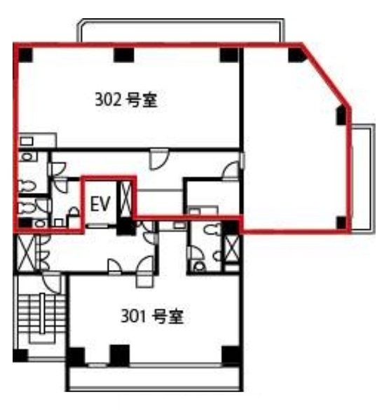 川正ビル302 間取り図