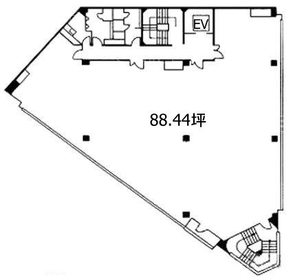 モアリッシェル東新宿1F 間取り図