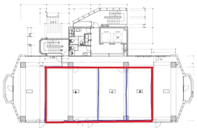 ユニ六本木ビルBCD 間取り図