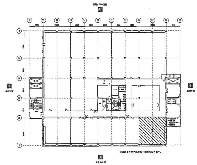 世界貿易センタービルディング南館4F 間取り図