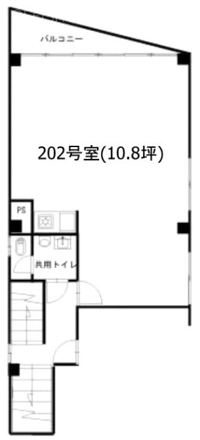 佐野ビル202 間取り図