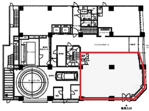 ダヴィンチ小川町1F 間取り図