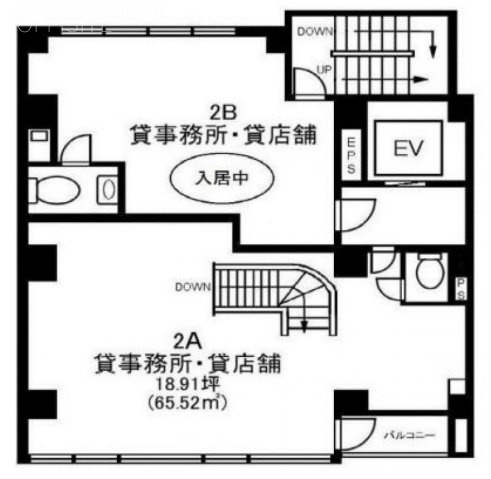 ウィンド水天宮ビルA 間取り図