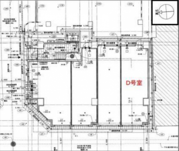 科研ビルD 間取り図