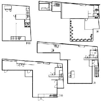 Jinguumae546B1F～3F 間取り図