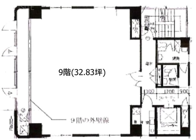 京浜建物第1ビル9F 間取り図