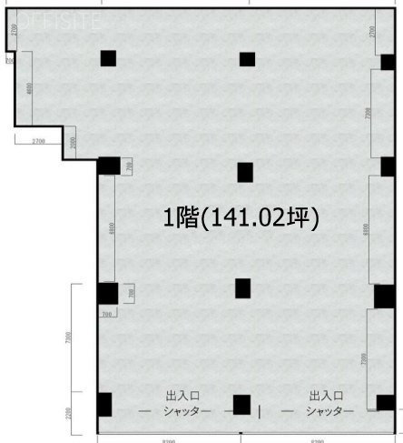 サン・シティビル1F 間取り図