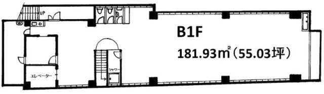 ムサシヤビルB1F 間取り図