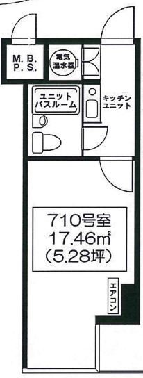 ノア渋谷7F 間取り図