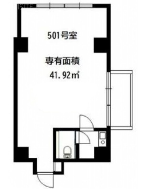 築地ホワイトビル501 間取り図