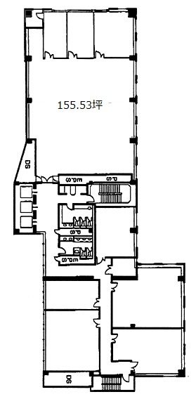 全国町村議員会館ビル3F 間取り図