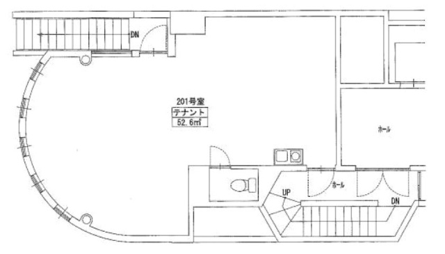 ウエルス東駒形ビル201 間取り図