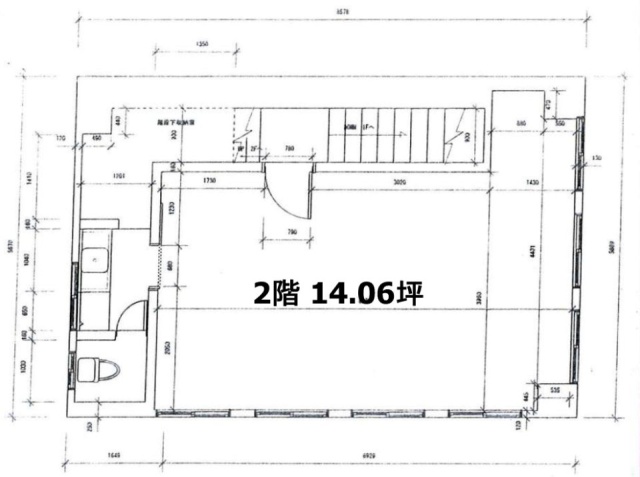 中央Kビル2F 間取り図