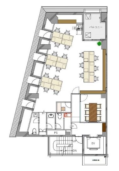 恵比寿イーストスクエア5F 間取り図