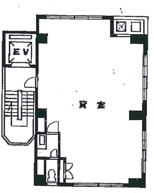 恵比寿Kビル8F 間取り図
