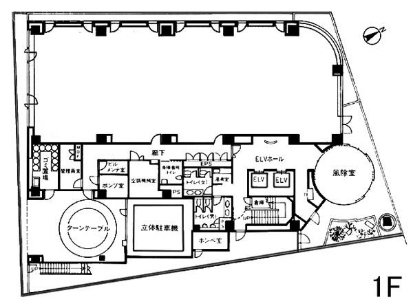 曙橋SHKビル1F 間取り図