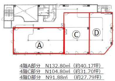 第2稲毛海岸ニイクラビルC 間取り図