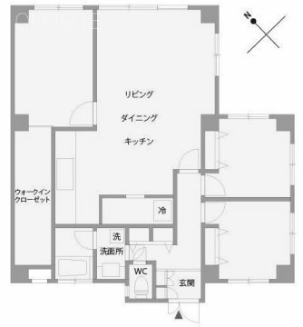 パティオ原宿101 間取り図