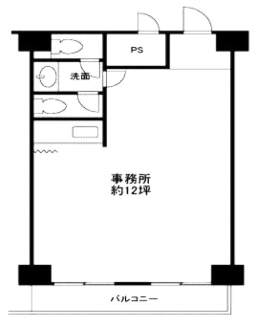 千代田大崎ドルフ201 間取り図