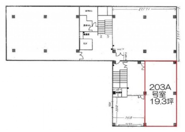 六本木福吉町ビル203A 間取り図