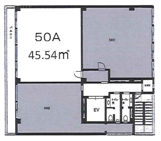 アセッツ亀戸ビル50A 間取り図