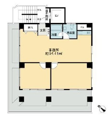 アモールビル3F 間取り図