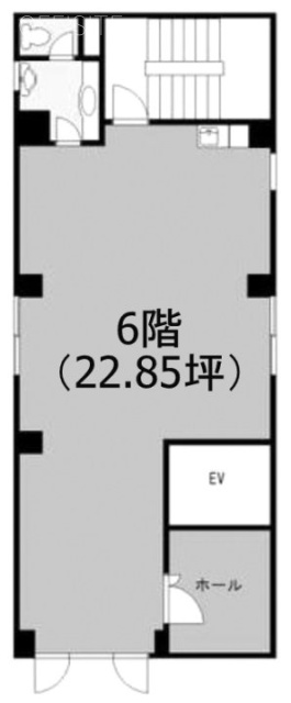 第一小林ビル6F 間取り図