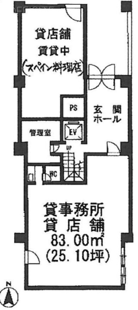 幸(さいわい)ビル101 間取り図