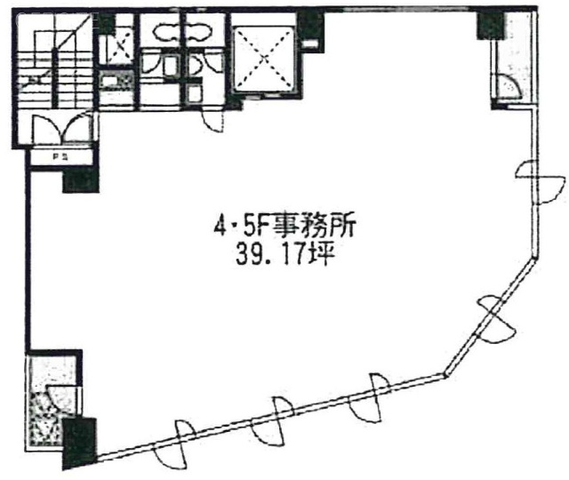 プレイム八王子ビル5F 間取り図