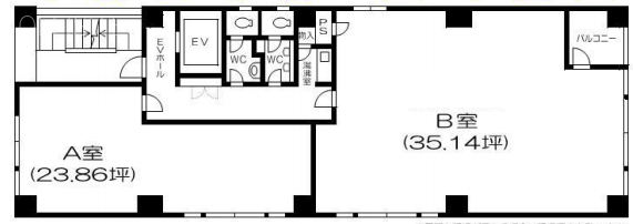 岡安ビル3F 間取り図