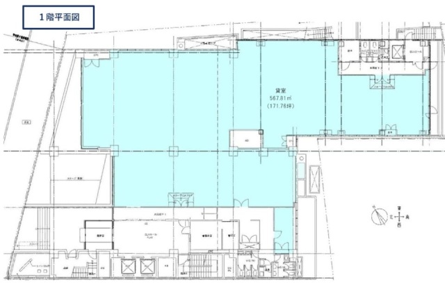 赤坂KOSENビル1F 間取り図