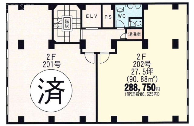 太陽ライフビル201 間取り図
