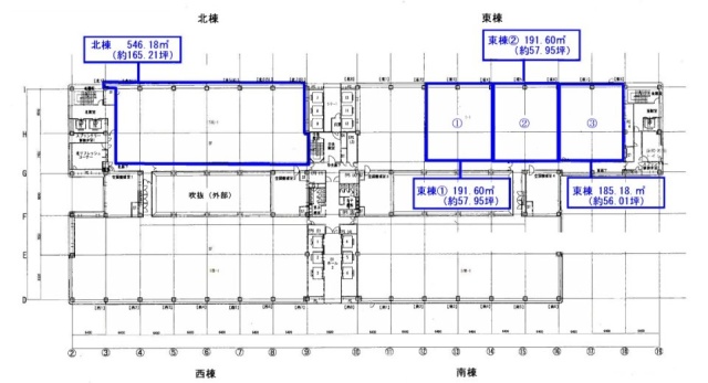 タイム24ビル東3 間取り図